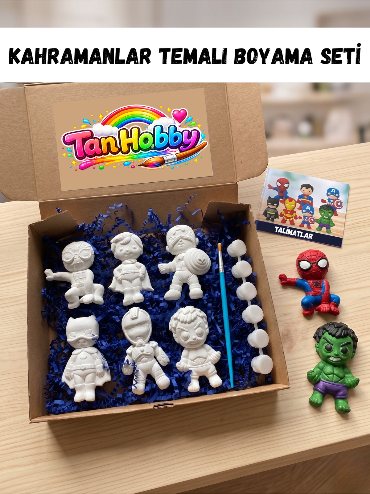 TanHobby Premium Kahramanlar Serisi Boyama Seti 6'lı