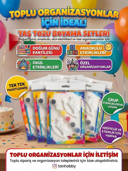 TanHobby 2'li Sallanan At Taş Tozu Boyama Seti
