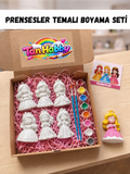 TanHobby Premium Prensesler Temalı Boyama Seti 6'lı